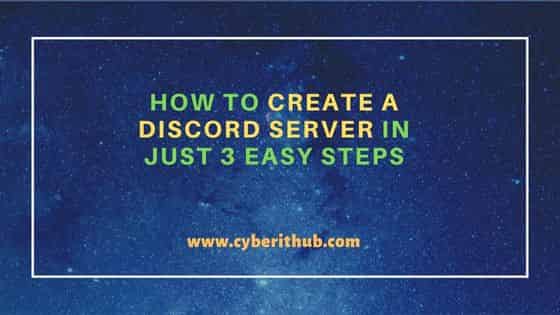 How to Create a Discord Server in Just 3 Easy Steps 7