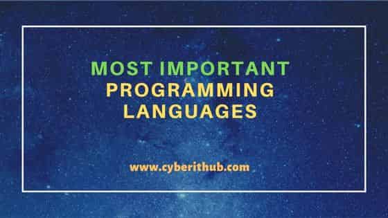 Most Important Programming Languages 8