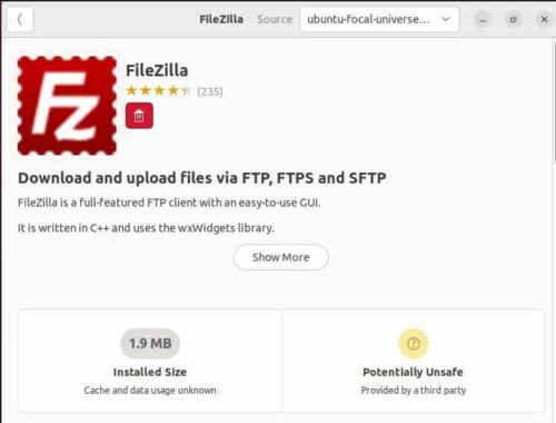 How to Install Filezilla on Ubuntu 20.04 LTS (Focal Fossa) 7