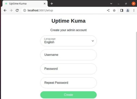 Uptime Kuma: Self-Hosted Server Monitoring tool on Linux 2