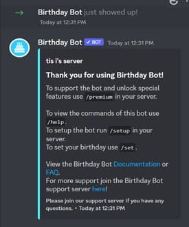 How to Add and Use Birthday Bot Discord Bot 5