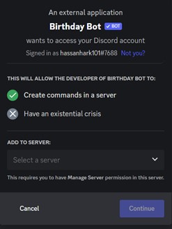 How to Add and Use Birthday Bot Discord Bot 3
