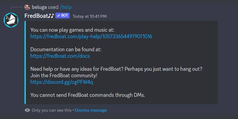 How to Use FredBoat Discord Bot [FredBoat Commands Examples] 27