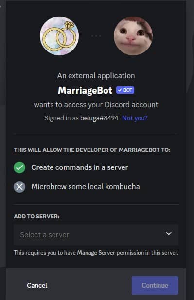 How to Use MarriageBot [MarriageBot Commands with Examples] 3
