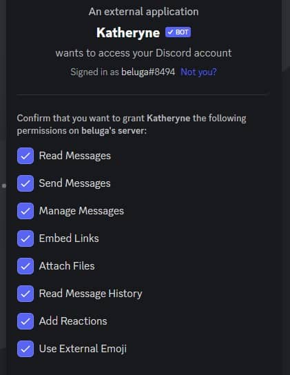 How to Use Katheryne Discord Bot [Katheryne Bot Commands] 4