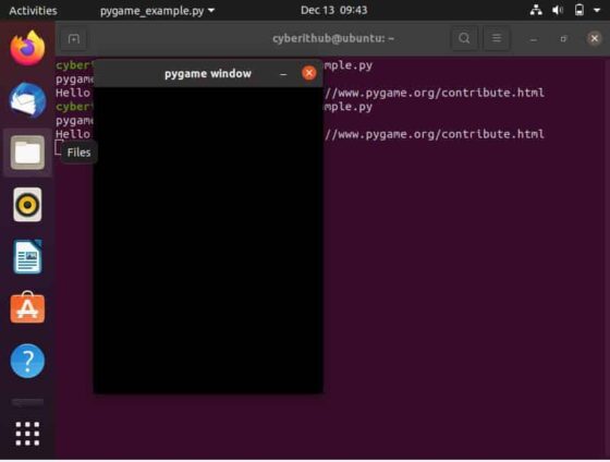 How to Install Pygame on Ubuntu 20.04 LTS (Focal Fossa) 2