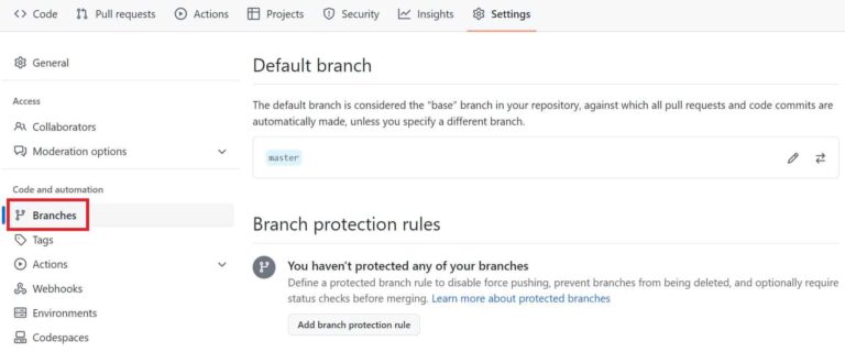 How to lock master branch in GitHub Using 3 Easy Steps | CyberITHub