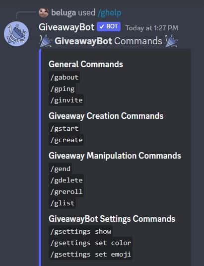How to Use GiveawayBot [GiveawayBot Commands with Examples] 9