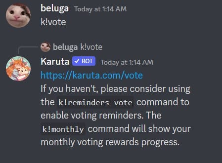 How to Use Karuta Discord Bot [Karuta Bot Commands] 11