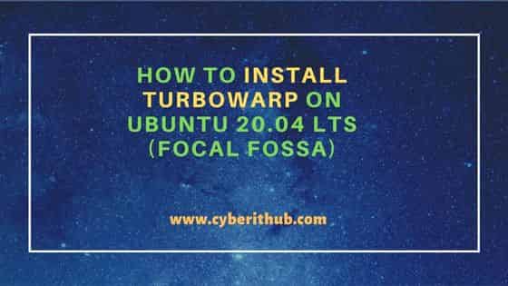 How to Install TurboWarp on Ubuntu 20.04 LTS (Focal Fossa) 1