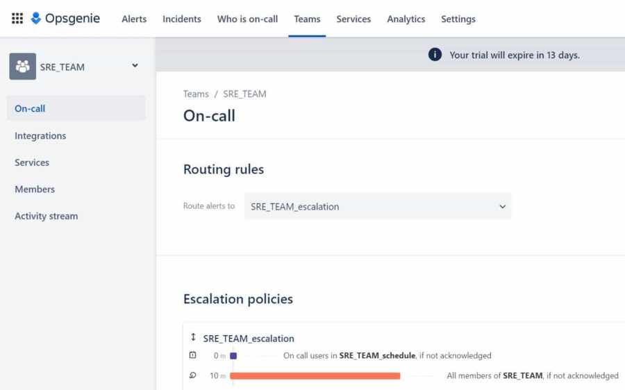 How to Add a Team in Opsgenie Alerting and On-call Management Tool 8