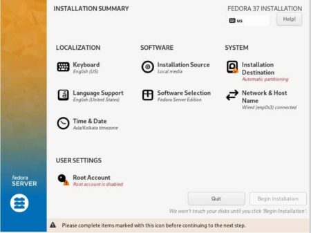 How to Install Fedora 37 Server on VirtualBox Using 3 Easy Steps 14