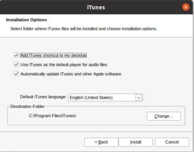 How to Install iTunes on Ubuntu 20.04 LTS (Focal Fossa) 9