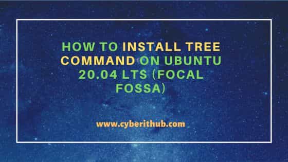 How to Install tree command on Ubuntu 20.04 LTS (Focal Fossa) 7