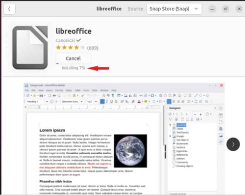 How to Install LibreOffice on Ubuntu 20.04 LTS (Focal Fossa) 5