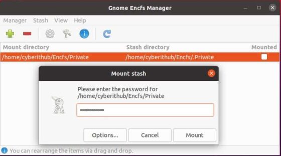 How to Install GNOME EncFS Manager on Ubuntu 20.04 LTS (Focal Fossa) 7