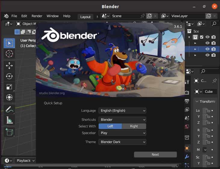 How to Install Blender on Linux Using 5 Easy Steps 3