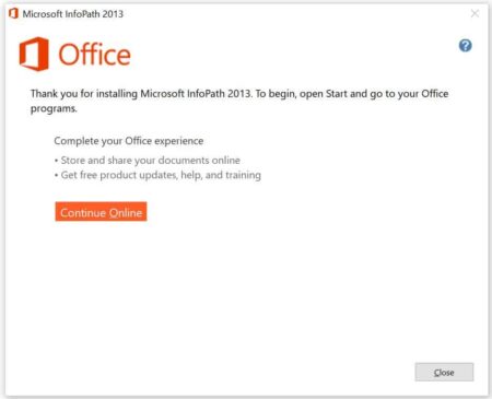 How to Install Microsoft InfoPath 2013 on Windows 10 7