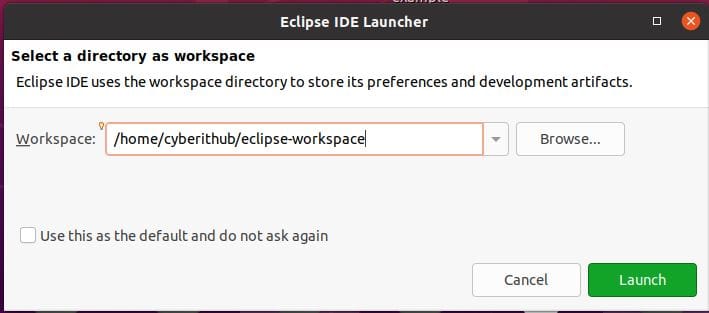 How to Install Eclipse IDE on Ubuntu 20.04 LTS (Focal Fossa) 10
