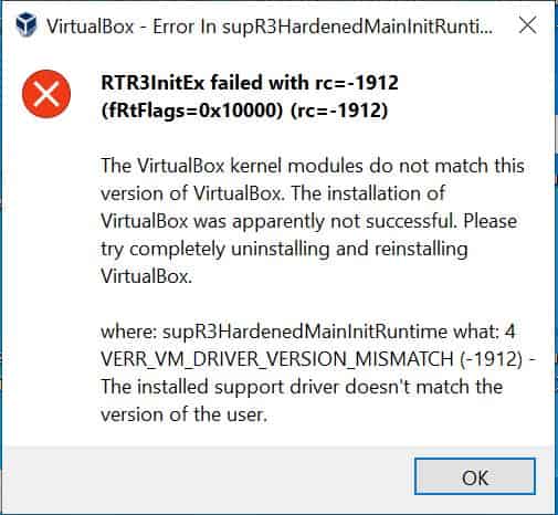 [Solved]: "VirtualBox kernel modules do not match this version of VirtualBox" 1