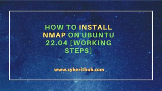 How to Install Nmap on Ubuntu 22.04 [Working Steps] 54