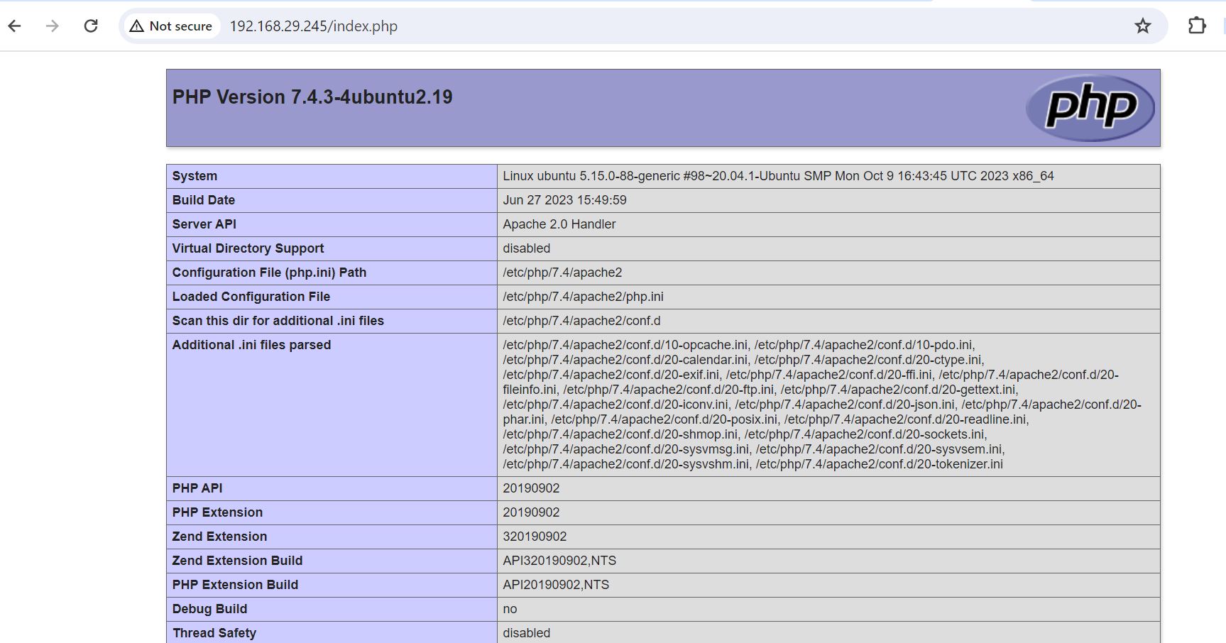 How to Install Apache PHP Module on Ubuntu or Debian 2