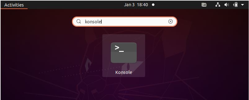 How to Install Konsole terminal emulator on Ubuntu 20.04 2