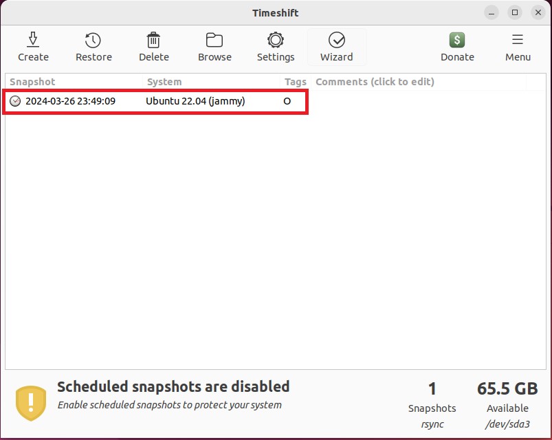 How to Install and Use TimeShift on Ubuntu 15