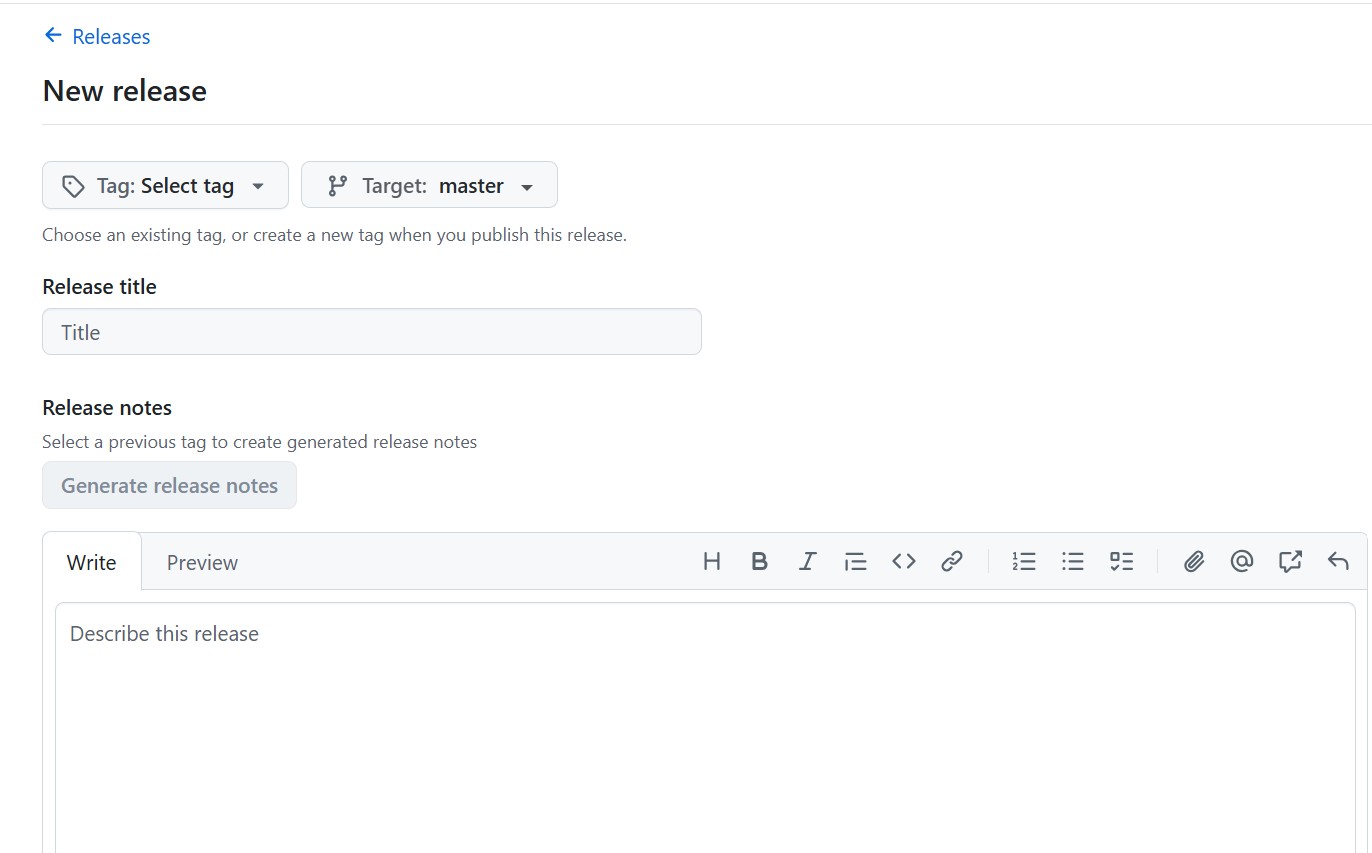 How to tag a commit in GitHub using GUI Method 5