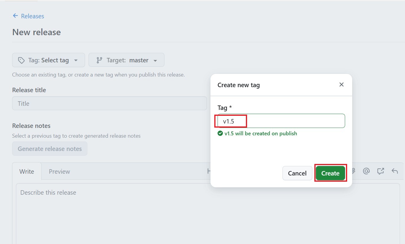 How to tag a commit in GitHub using GUI Method 9